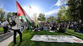 Second day of Gaza protest on U. campus moves to Salt Lake County Jail after organizer's arrest