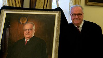 Retired Lackawanna County Judge honored with portrait
