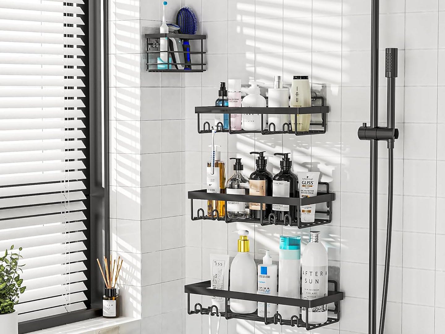 This $10 Shower Caddy Set Has Enough Room for Everyone’s Hair & Body Products — Grab It While It’s Nearly 70% Off