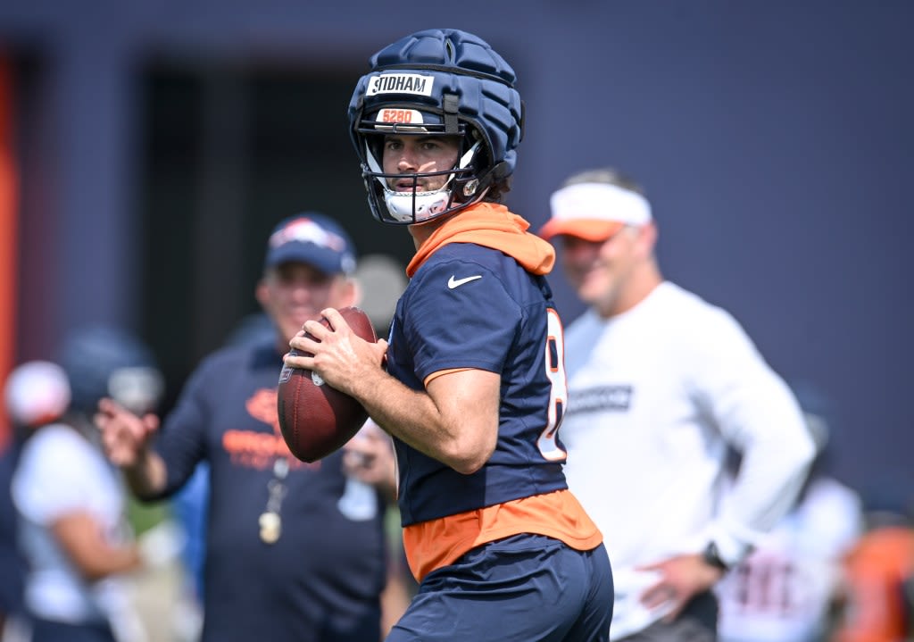 Broncos’ first unofficial depth chart lists QB Jarrett Stidham at top, but with a caveat: “Rookies are at the back of the line”