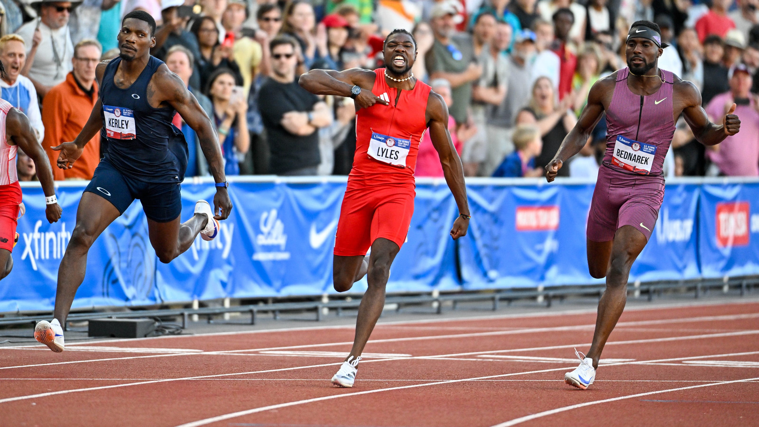 US Olympic track and field trials highlights: Noah Lyles wins 100, Christian Coleman misses out