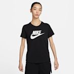 NIKE 上衣 女款 短袖上衣 運動 Sportswear Essentials 黑 DX7907-010 (3S3919)