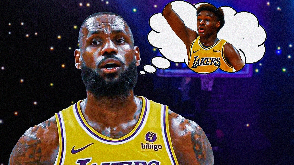 Lakers willing to draft Bronny James to keep LeBron James