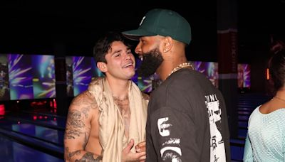 Ryan Garcia and Odell Beckham Jr. celebrate Panthers' Stanley Cup win