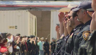 Fort Worth police honor Sgt. Billy Randolph, killed while working crash on I-35W