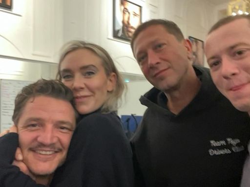 Pedro Pascal joins Vanessa Kirby, Joseph Quinn and Ebon Moss-Bachrach for 'Fantastic Four' photo