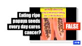 Thai scientist rejects Facebook claim he discovered 'papaya cancer cure'