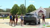 Dallas-Center Grimes NHS students host car wash fundraiser for Perry student Ahmir Jolliff's family