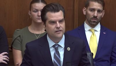 Matt Gaetz Questions the FBI Director About Biden's 'Cognitive Decline'