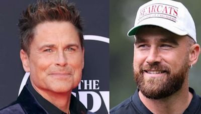 Rob Lowe Shares Direct Opinion of Travis Kelce's Upcoming New Project