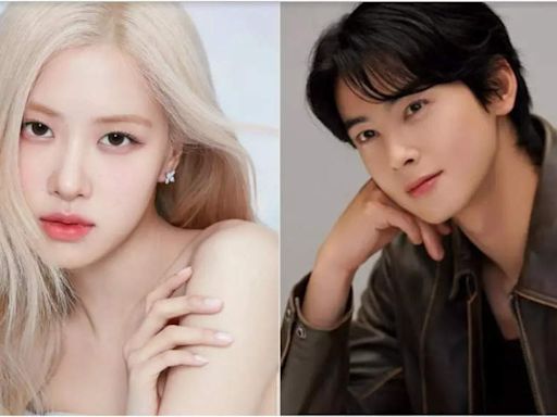 BLACKPINK's Rosé and Cha Eun Woo dating rumors heat up after viral video claims 'evidence' of lovestagrams | K-pop Movie News - Times of India