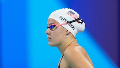 How U.S. swimmer Anna Peplowski of Germantown Hills fared in her Olympic swimming debut