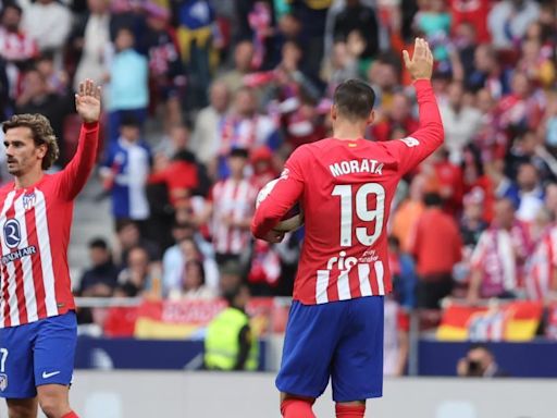 Atlético de Madrid | Morata, el 'Zarra' a un gol de su mejor curso goleador... con un adiós que se presiente