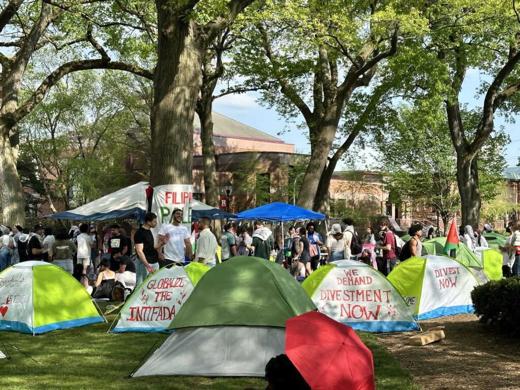 Rutgers students launch pro-Palestinian solidarity encampment to protest Gaza war