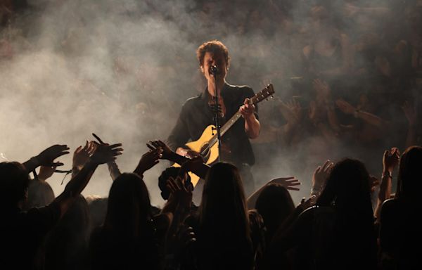 Shawn Mendes Serves Emotional Guitar Guy Vibes at the 2024 VMAs as Fans Speculate His Song Is About Camila Cabello