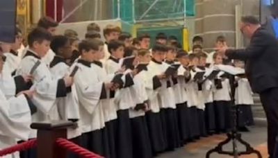 Concierto de la Escolanía de San Lorenzo de El Escorial en la Basílica del Pino