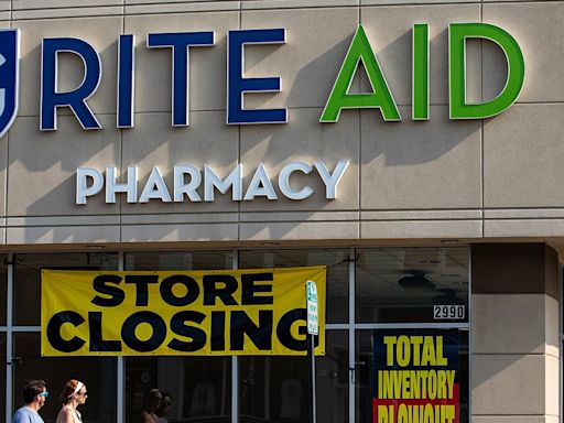 Rite Aid shuts hundreds more stores - withdrawing from two states