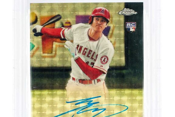 Photo: Shohei Ohtani Autographed Card Shatters Record for MLB Legend at Auction