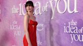 Anne Hathaway Does Lingerie Dressing Her Way in a Cutout Versace Corset Dress
