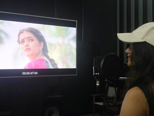 Bhagyashri Borse completes dubbing for 'Mr Bachchan' | Telugu Movie News - Times of India