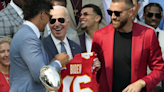 Biden is hosting the Kansas City Chiefs to celebrate the team's Super Bowl title