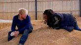 Alison Hammond falls over as Clarkson’s Farm visit descends into chaos