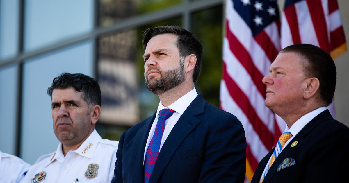 Republican vice presidential nominee JD Vance fires back at Tim Walz during campaign stop in Michigan