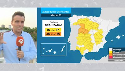 Lo peor de la DANA llega en plena operación salida: La previsión de César Gonzalo de viernes, sábado y domingo