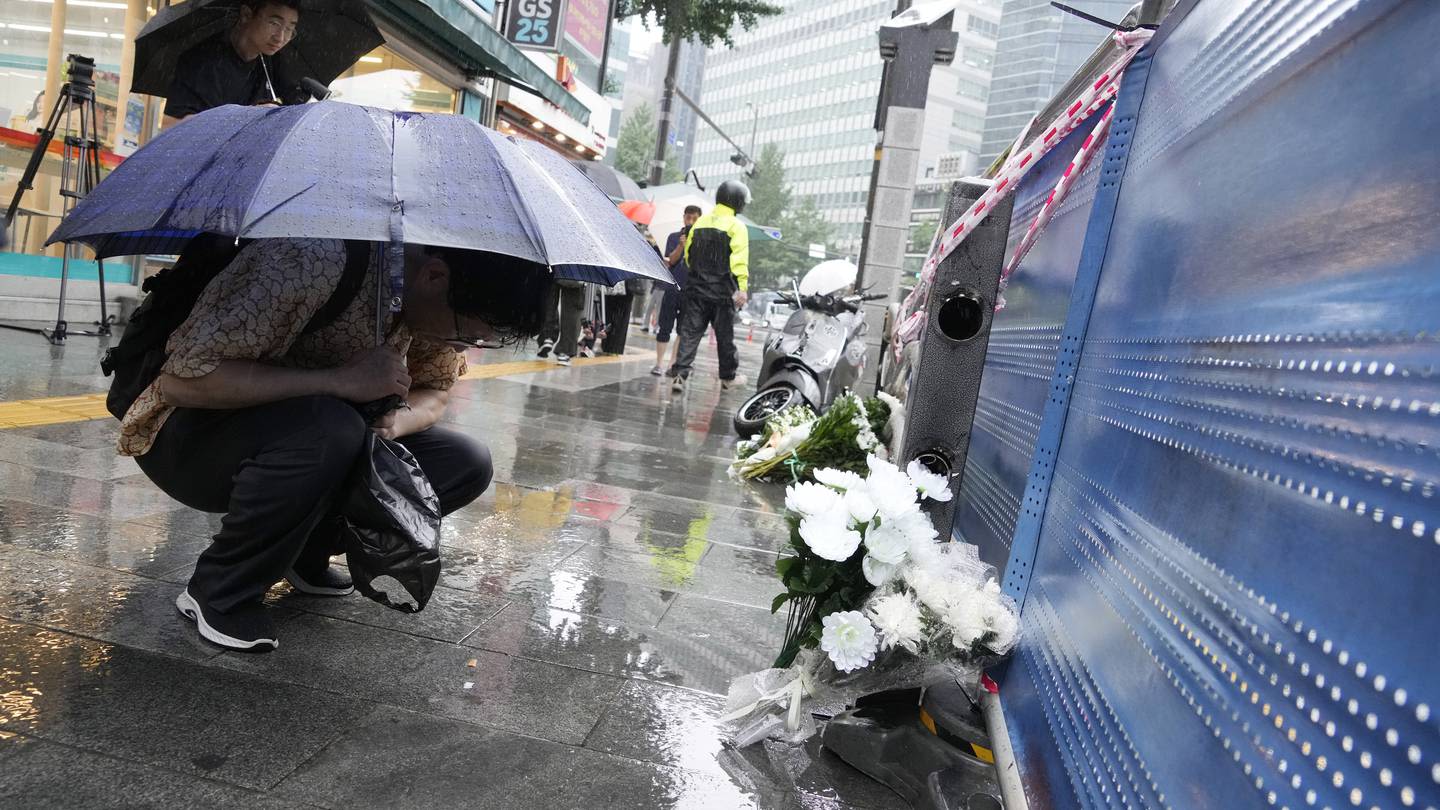 Driver whose car struck pedestrians in South Korea will face accidental homicide investigation