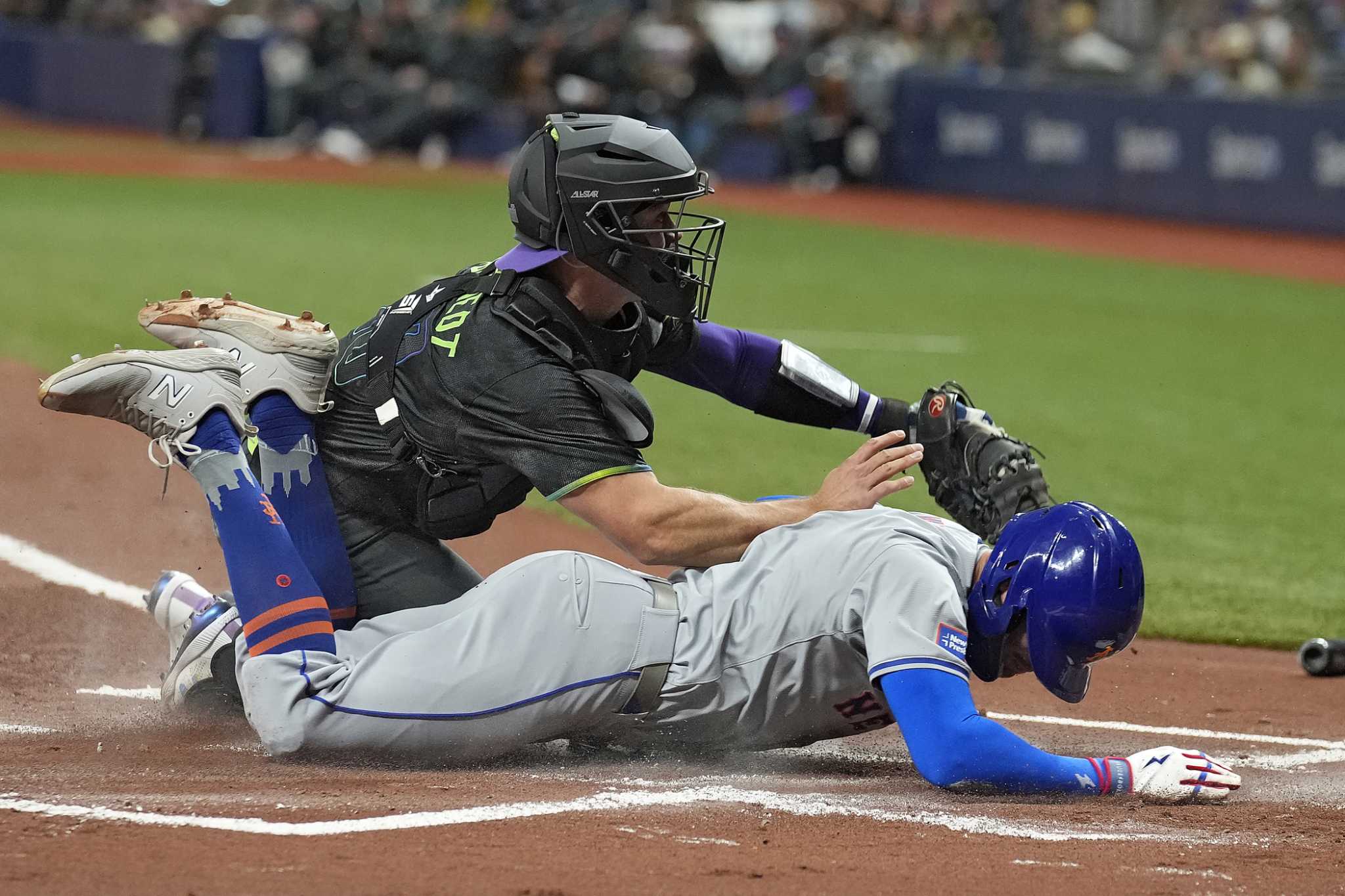 Rays beat Mets 3-1 to spoil strong MLB debut by New York's Scott; Cash picks up 755th victory