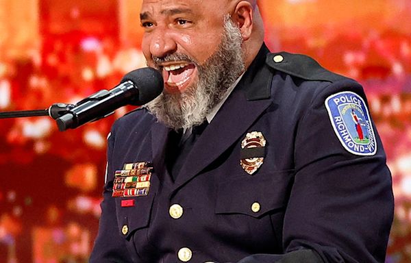 Police Officer Stuns America's Got Talent Judges With Showstopping Ed Sheeran Cover Dedicated to His Wife - E! Online