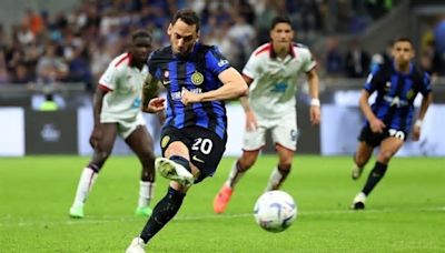 Hakan Çalhanoğlu'nun golü Inter'e yetmedi