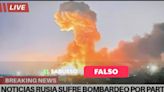 Falso que Rusia fue bombardeada por Estados Unidos