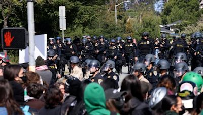 Police arrest dozens of pro-Palestinian protesters at UC Santa Cruz