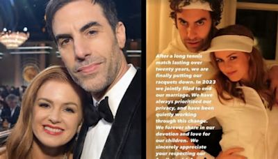 Sacha Baron Cohen e Isla Fisher si sono lasciati dopo 13 anni