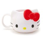 日本進口 凱蒂貓 Hello Kitty 頭型塑膠杯 漱口杯 喝水杯