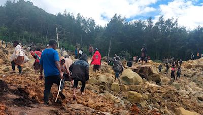 Papua New Guinea struggles to find the estimated 670 killed in landslide