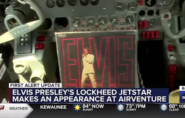 Elvis Presley's personal jet makes an appearance at EAA