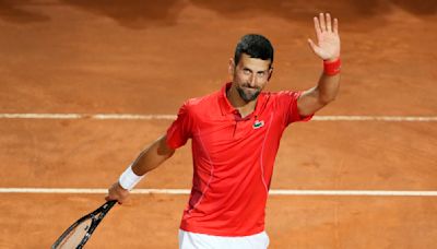 Djokovic gana su primer duelo en Italia tras casi un mes alejado de la cancha