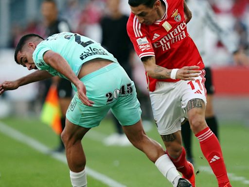 Video: la asistencia de Di María para que Benfica aún sueñe con la liga de Portugal
