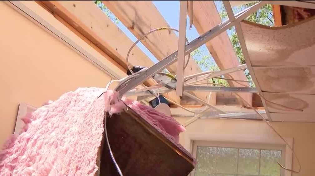Crews working to repair Washington County church roof ripped apart by tornado
