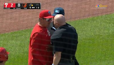 Phillies Broadcast Scolds Ump For Hot-Headed Spat With Ejected Phillies’ Rob Thomson