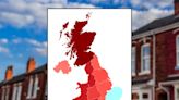 Map: Widest gap in UK between renting and buying home revealed – what’s cheapest in your area?