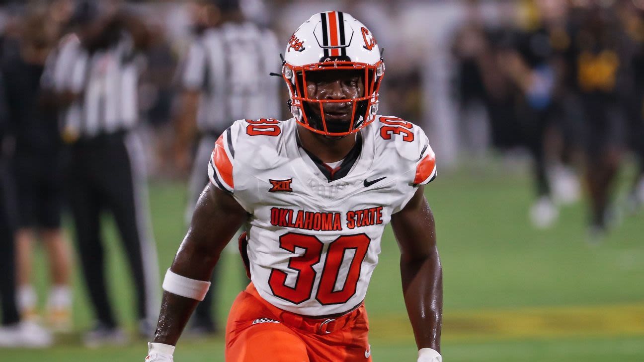 Oklahoma State LB Oliver out at least a month