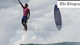 Gabriel Medina’s record-breaking ride bettered only by iconic celebration at Olympics surfing