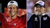 Diego Schwartzman reveló un mensaje de audio inédito de Maradona: “Me pongo a llorar al segundo”