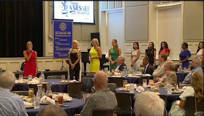 Miss Tennessee Volunteer contestants visit Jackson Rotary Club - WBBJ TV