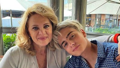 Erika Buenfil reacciona a la cercana relación que su hijo Nicolás está teniendo con su padre