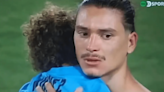 Watch Nunez console his son after Uruguay stars defended families in ugly brawl