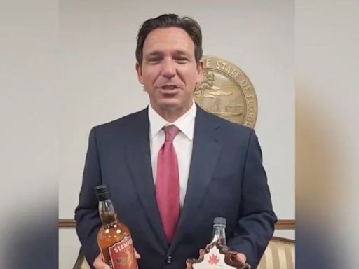 Alberta premier honours playoff bet, sends two bottles of whisky to Florida Gov. Ron DeSantis